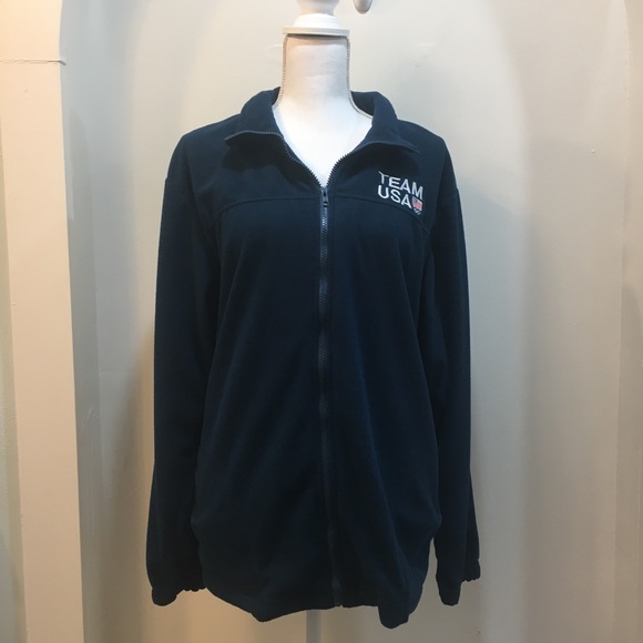 Other - Team USA Olympics Blue-Green Fleece Jacket